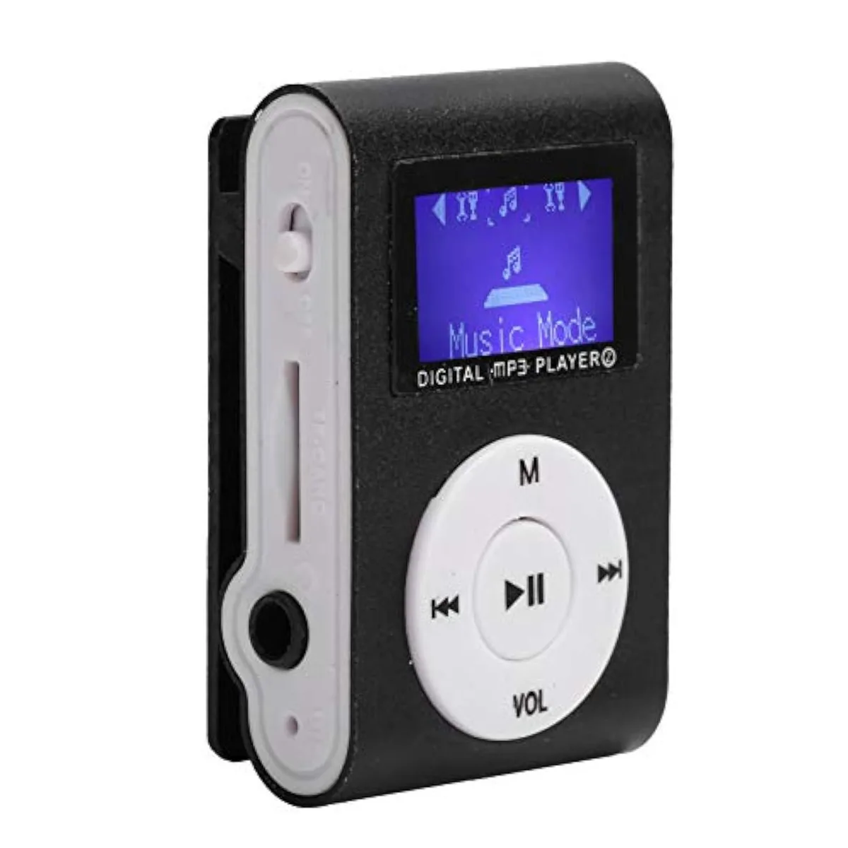  GOWENIC portable mini mp3 music player 32GB Black — product photo
