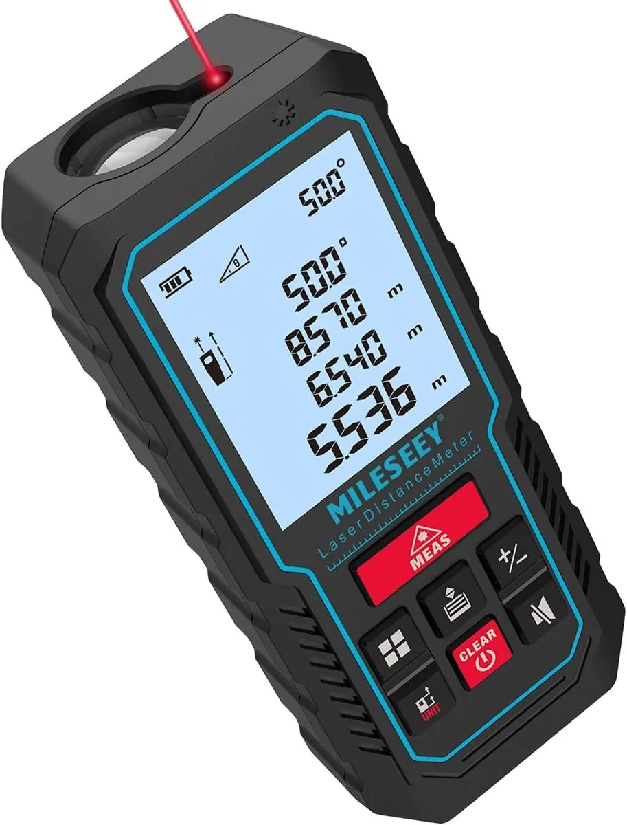 Corn Electronics Corn Electronics Laser Tape Measure 60M 196ft Upgrade Angle Sensor Mute — product photo