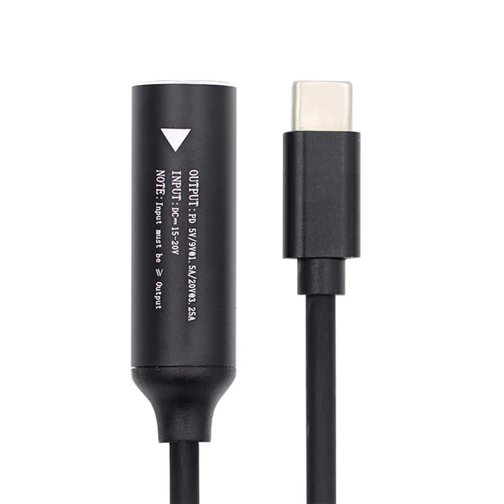 LORDWORLD LORDWORLD USB-C to DC 2.5×0.7 mm 65 W PD cable — product photo
