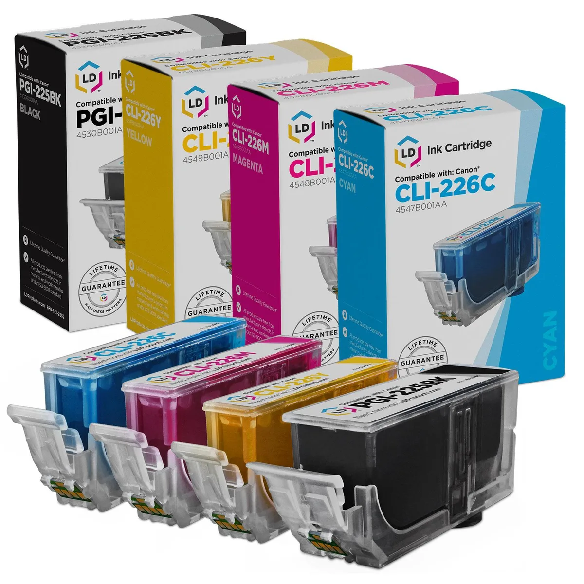 LD Products LD Products Compatible Ink Cartridge PGI-225 CLI-226 4-Pack — product photo