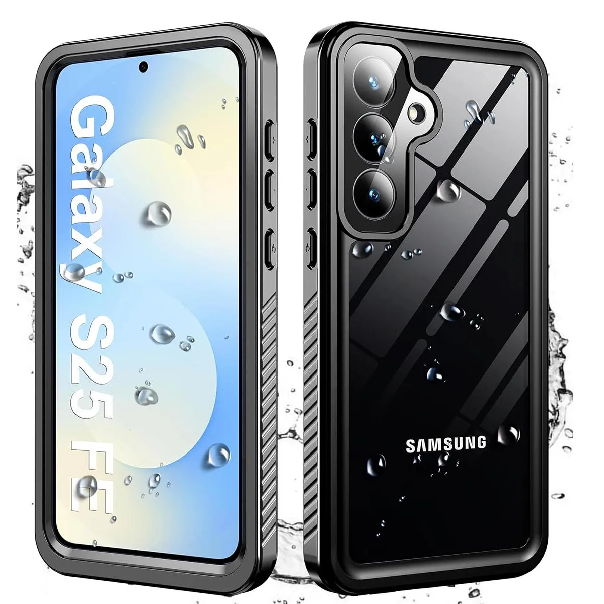 SZYG SZYG Waterproof Case Samsung Galaxy S25 FE 6.7 in Black IP68 — product photo