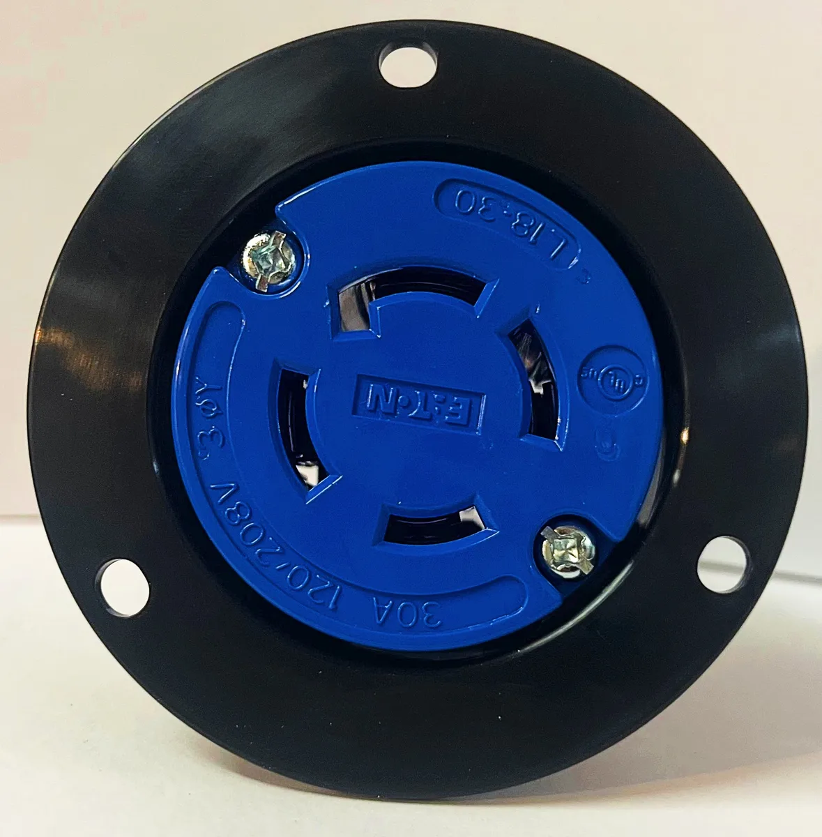 Eaton Eaton Arrow Hart AHCL1830FO Straight Blade Plug Blue 30A 4P 4W 3PH 120/208V Nylon — product photo