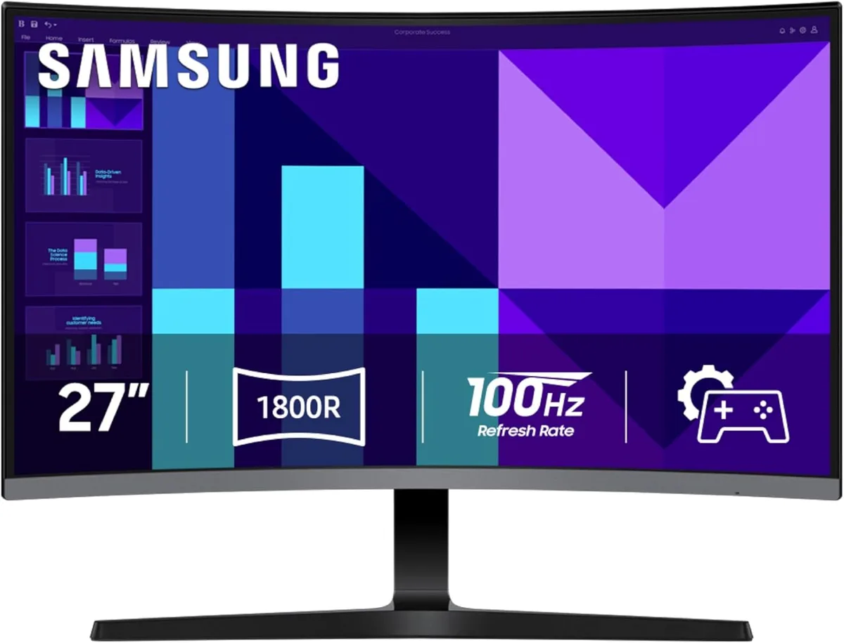 SAMSUNG SAMSUNG LS27D368GANXZA 27" FHD 100Hz Curved Monitor — product photo