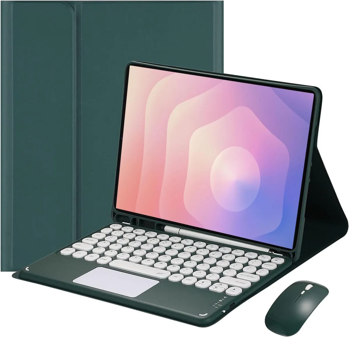 Timoom Timoom Dark Green Keyboard Case with Mouse for Samsung Tab S11 11" 2025 — product photo