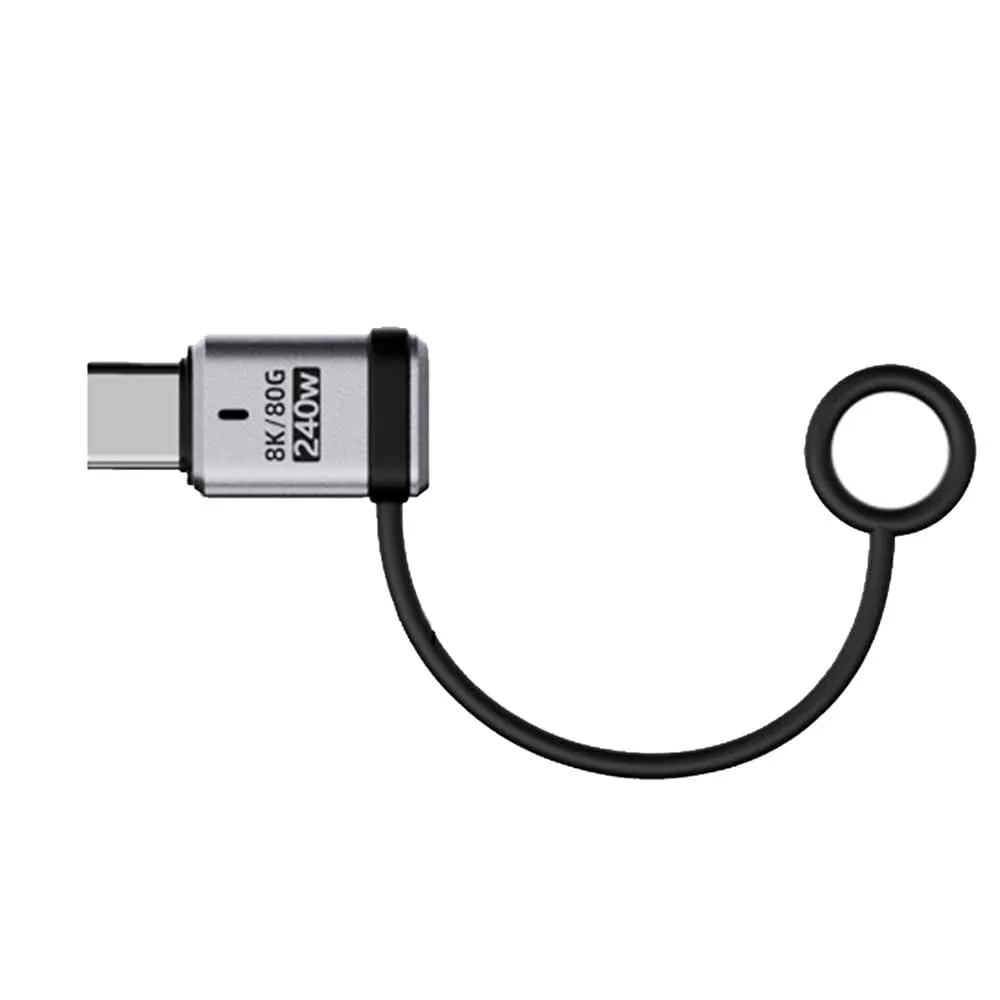 Fervit Fervit 90 Degree USB 5.0 80Gbps Male to Female Extension Adapter with Lanyard Keychain — product photo