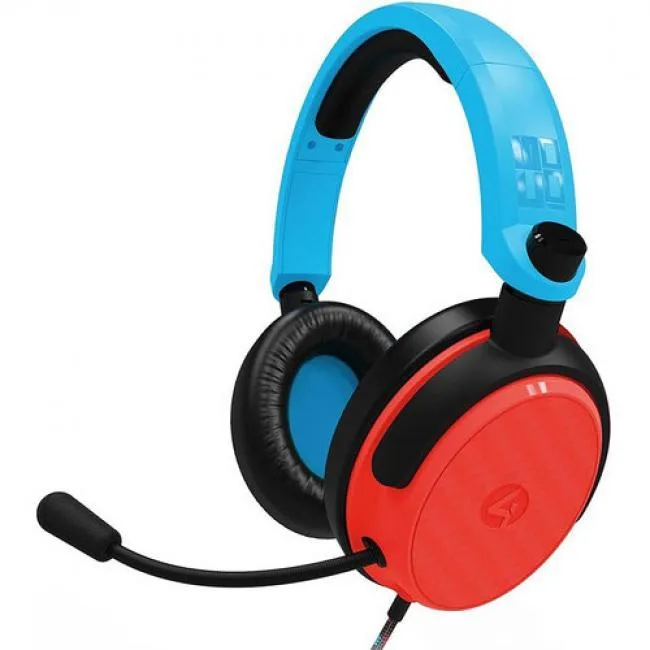 4Gamers 4Gamers C6100BLURED4G Neon Blue Red Gaming Headset accessory — product photo