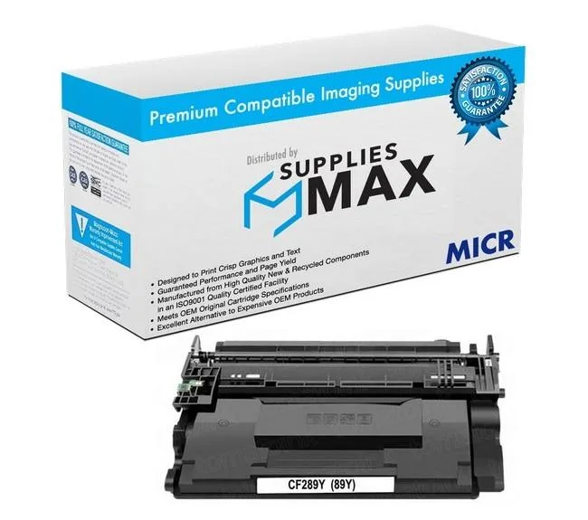 SuppliesMax SuppliesMax MICR Extra High Yield Toner Cartridge CF289Y 20000 Pages — product photo