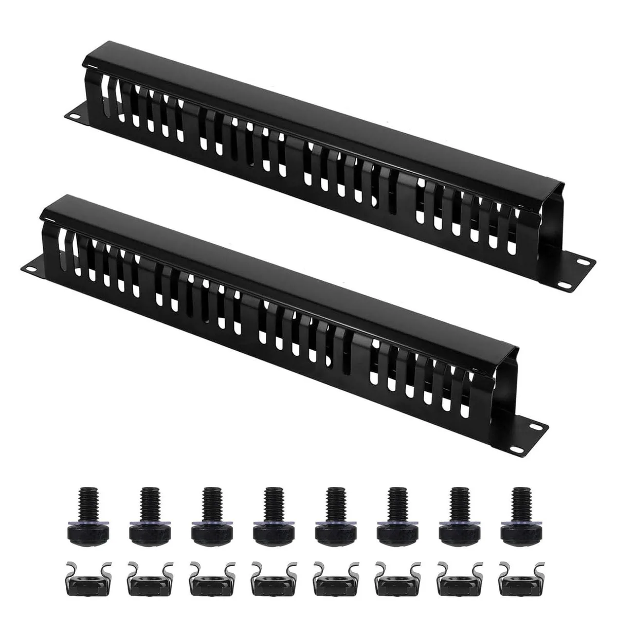 ARCTIC ARCTIC 2 in 1 Accessory 19 Inch 1U 24 Slot Cable Manager 2 Pack — product photo