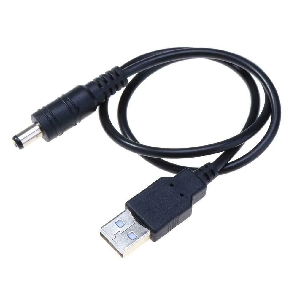 JacobsParts Inc. JacobsParts Inc. UB2DC-F USB to 5.5x2.1mm 10mm barrel 1.5ft 50cm 22AWG 3A center positive usb cable — product photo