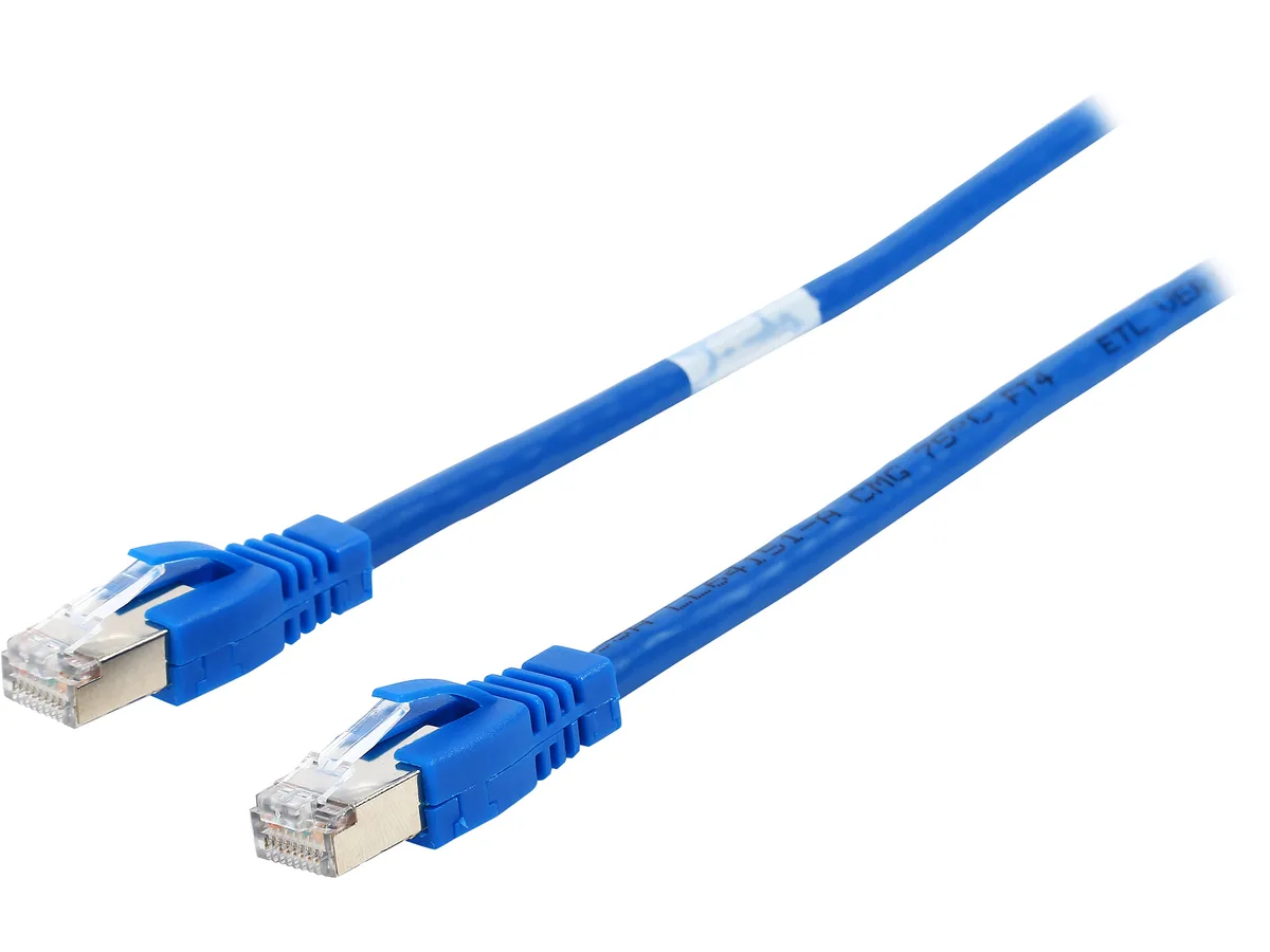 Tripp Lite Tripp Lite N262-010-BL 10 ft Cat6a Shielded Snagless RJ45 M/M Blue network ethernet cable — photo du produit