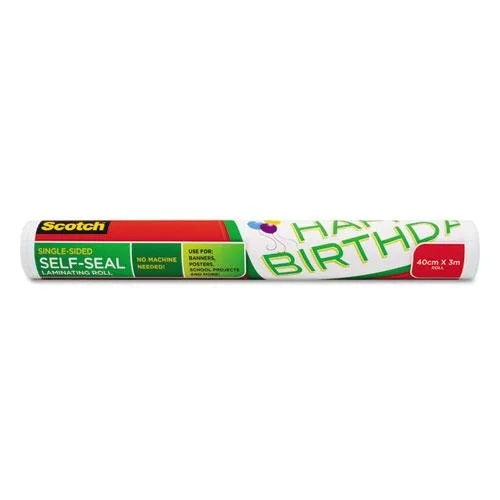 3M 3M Scotch Self-Seal Laminating Roll 9.5 mil 16" x 10 ft LS854SSROLL — product photo