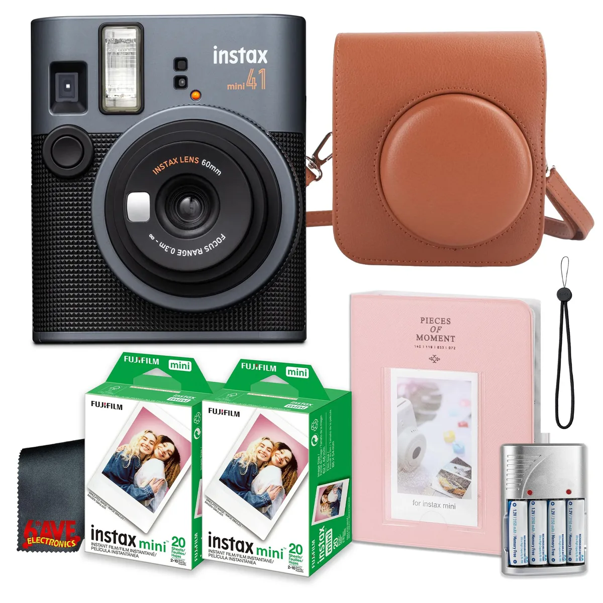 FUJIFILM FUJIFILM INSTAX MINI 41 Instant Film Camera, Pack of 2 Film — product photo