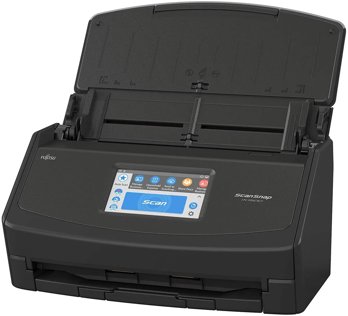 Fujitsu General Fujitsu General ScanSnap iX1500 Black document scanner — product photo