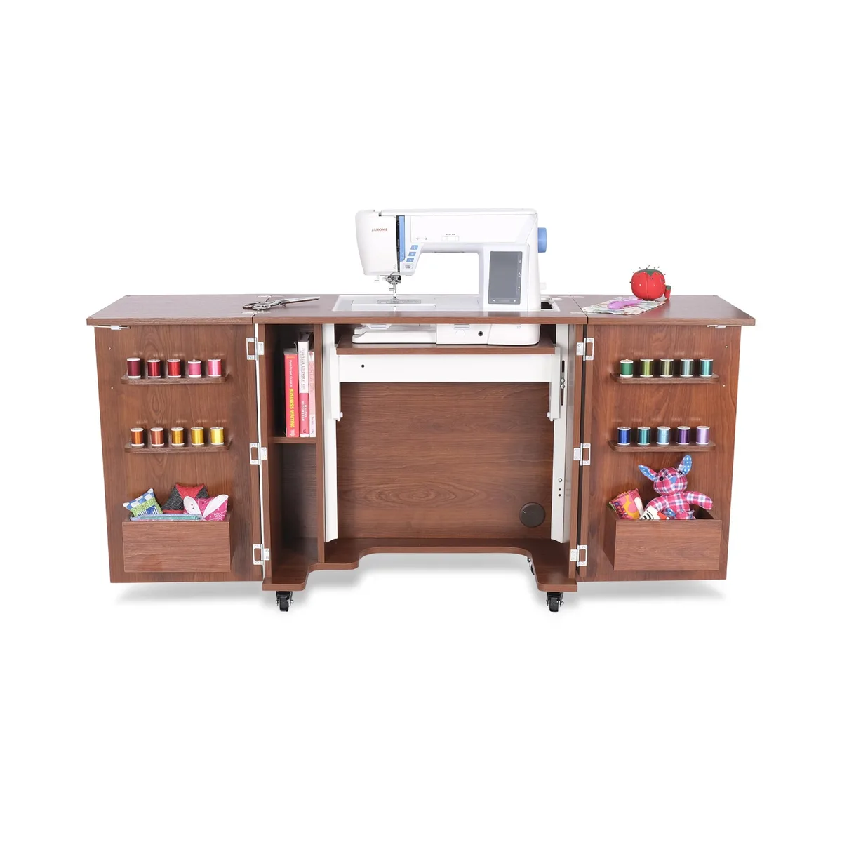 Arrow Group Arrow Group Bandicoot Sewing Cabinet Teak Finish — product photo