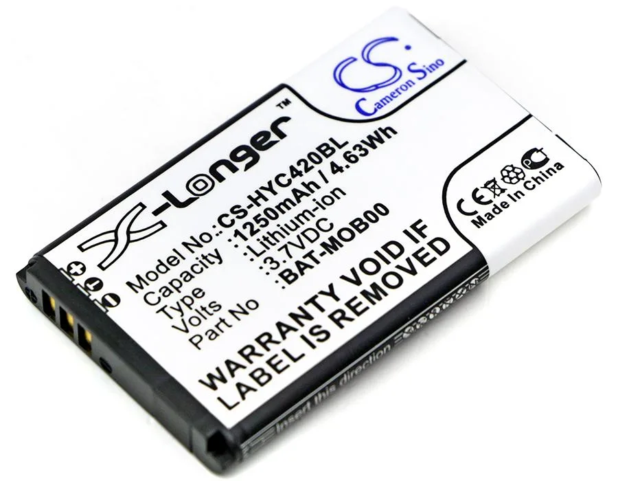Centenex Electronics Centenex Electronics DS-CS-HYC420BL barcode scanner battery Li-ion 1.25 Ah black — product photo