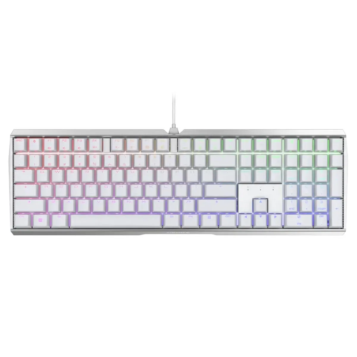 Cherry Cherry MX3.0S Wired RGB White Tea Switch 108-Key Mechanical Gaming Keyboard — product photo