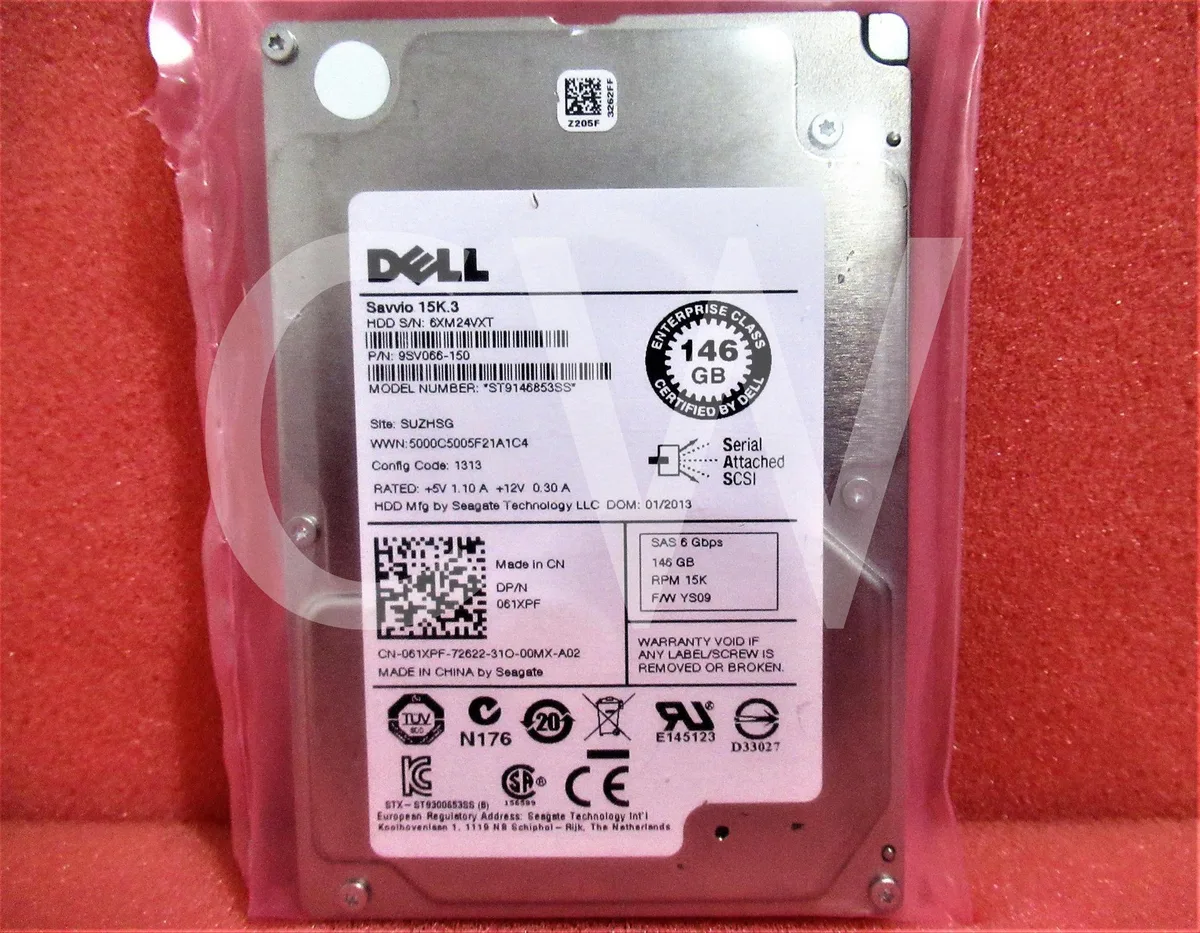 DELL DELL ST9146853SS 146GB 15000RPM 2.5" SAS internal hard drive — product photo