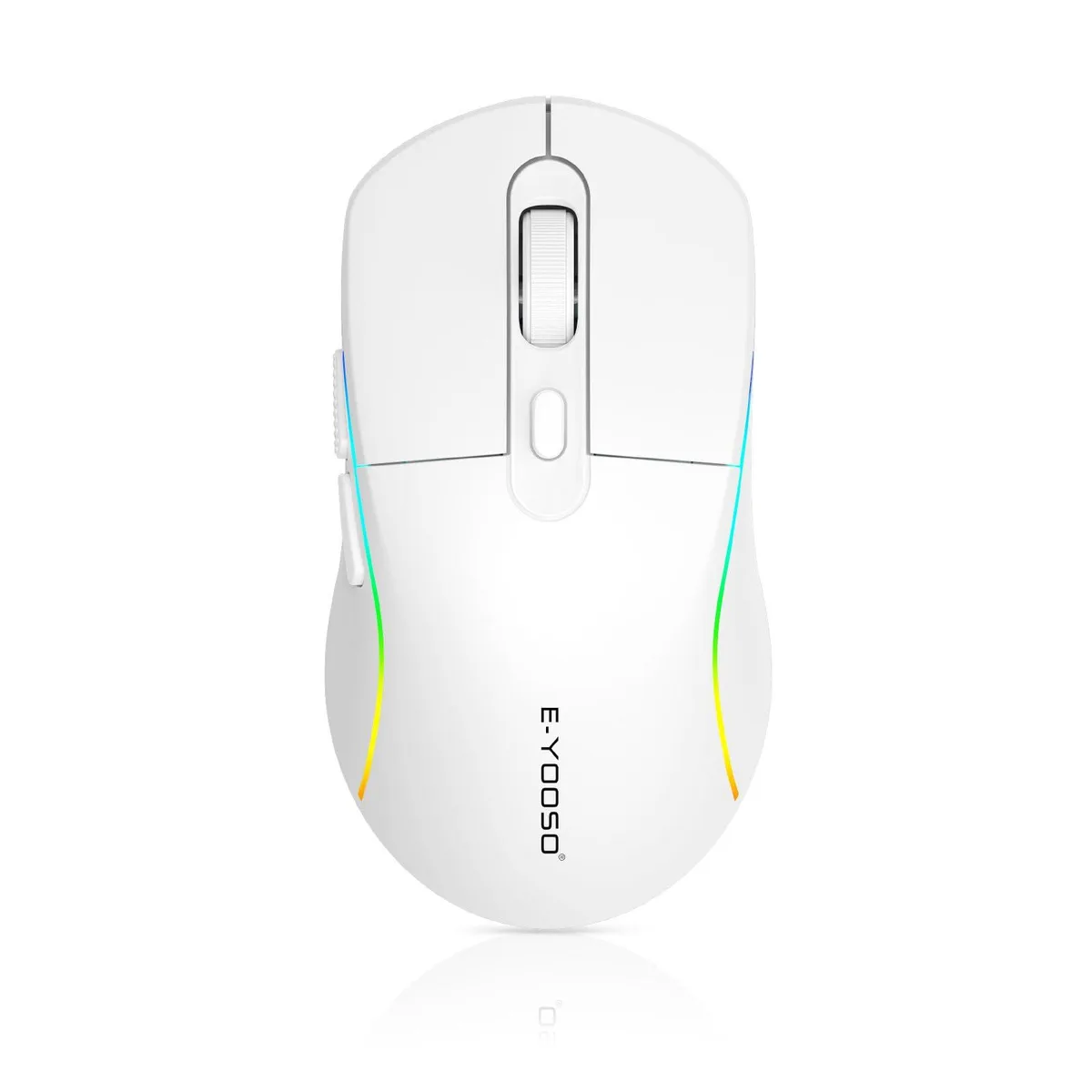  E-YOOSO X-53mouse Wireless Gaming Mouse White 10000 DPI 67G — product photo