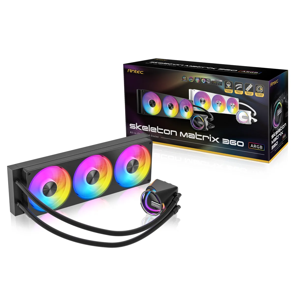 Antec Antec Skeleton Matrix 360 ARGB liquid cooler — product photo