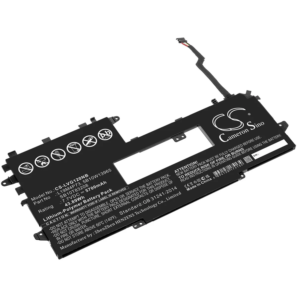 Cameron &amp; Co Cameron &amp; Co DS-CS-LVG120NB laptop battery 5.7 Ah — product photo