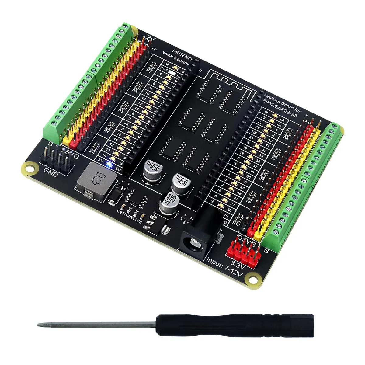 KEHIPI KEHIPI FNK0091 Breakout Board for Freenove ESP32 / ESP32-S3 — product photo