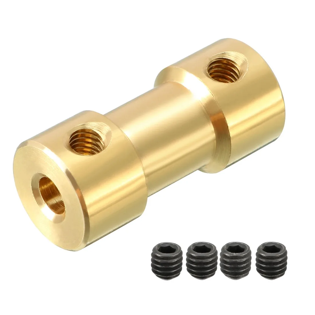 Unique-Bargains Unique-Bargains Shaft Coupler 3.17mm x 4mm Gold Tone — product photo