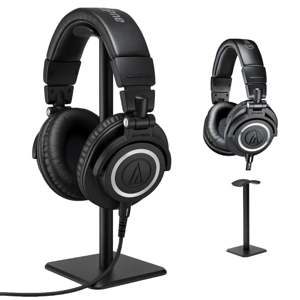 Audio-Technica Audio-Technica ATH-M50x Headphones Black with Stand — product photo