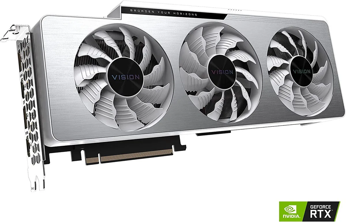 GIGABYTE GIGABYTE GeForce RTX 3070 Ti Vision OC graphics card — product photo