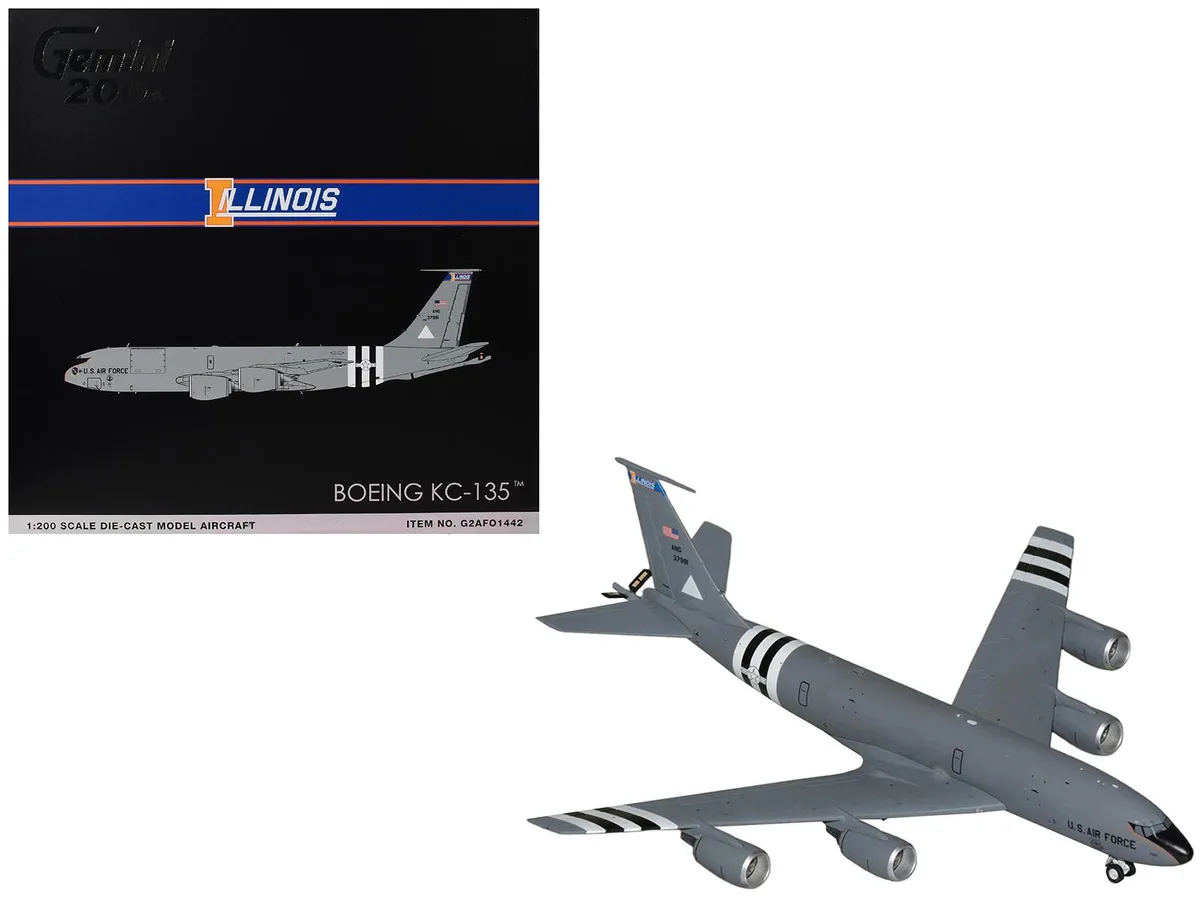 GeminiJets GeminiJets Boeing KC-135R Stratotanker "Illinois Air National Guard" 1/200 Diecast Hobby Collectible — product photo