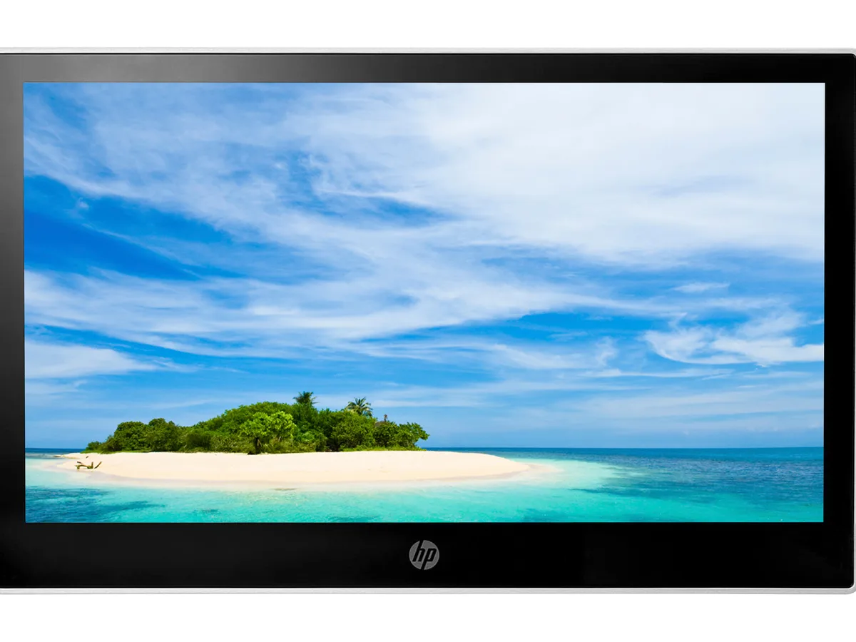 HP HP L7014t 14" 1366 x 768 portable touchscreen monitor — product photo