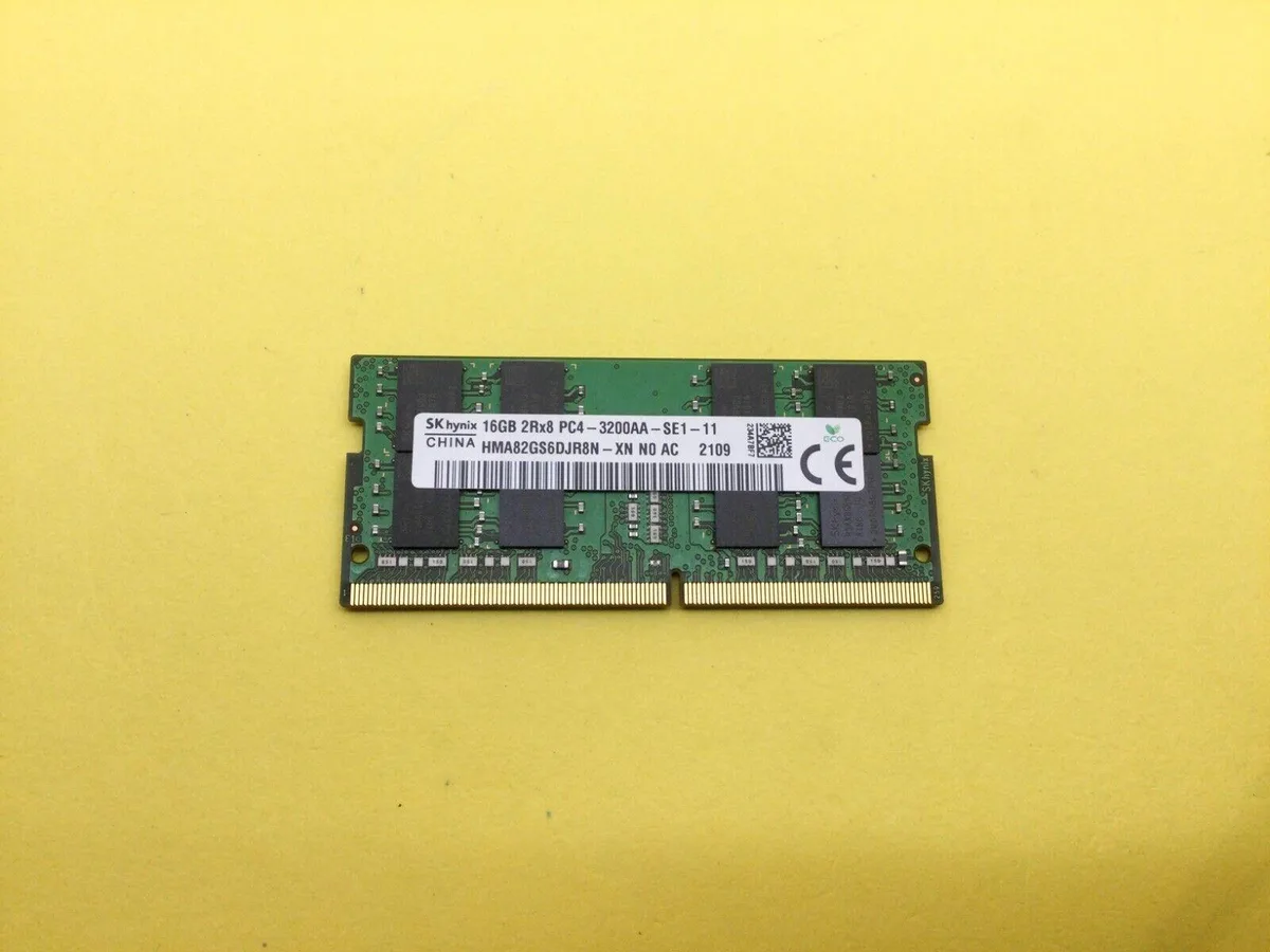SK hynix SK hynix 16 GB DDR4-3200 SO-DIMM laptop RAM HMA82GS6DJR8N-XN — product photo