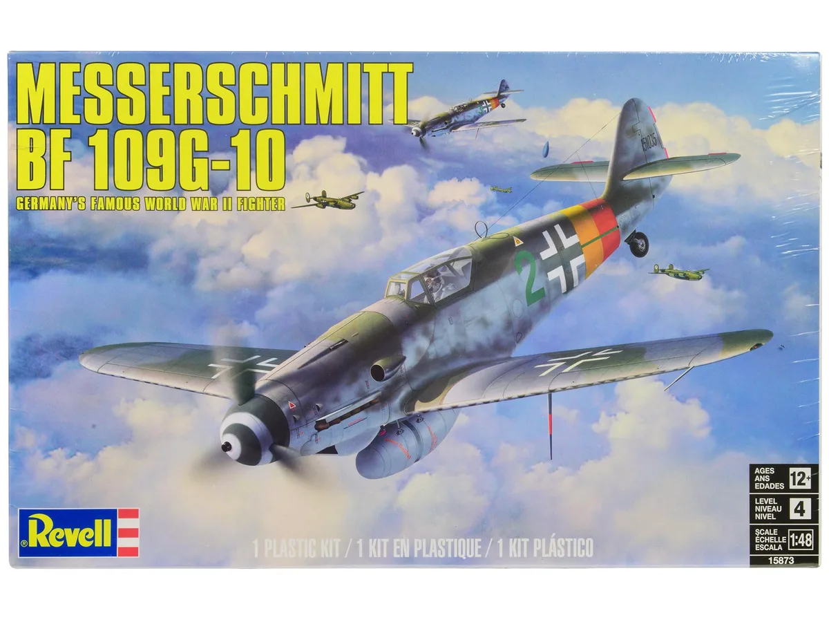 Revell Revell Messerschmitt Bf 109G-10 1/48 Scale Model Kit 40 Parts — product photo