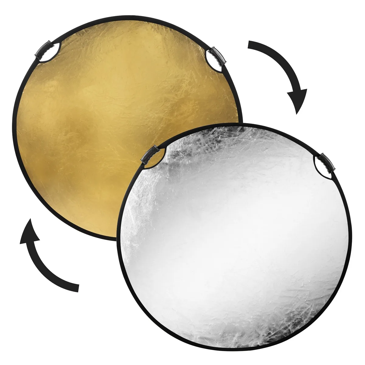 Glow Edge Glow Edge 52" Collapsible Reflector Gold/Silver with Handles — product photo