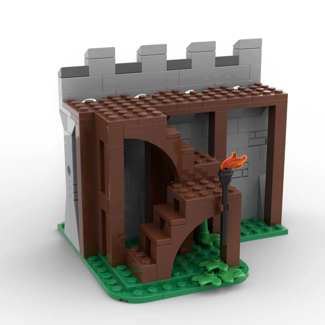 ZITIANYOUBUILD ZITIANYOUBUILD MOC-85699 Medieval Modular Staircase 163 Parts — product photo