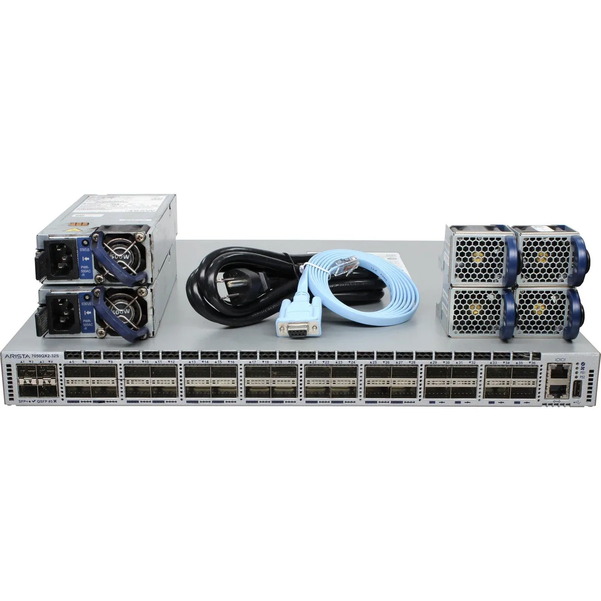 Arista Networks, Inc. Arista Networks, Inc. DCS-7050QX2-32S-R 32-port 40GbE QSFP+ 4-port 10GbE SFP+ network switch — product photo