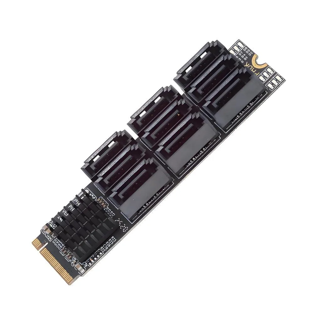 LORDWORLD LORDWORLD NVME to 9 SATA Adapter 2280 M-Key Gadget — product photo
