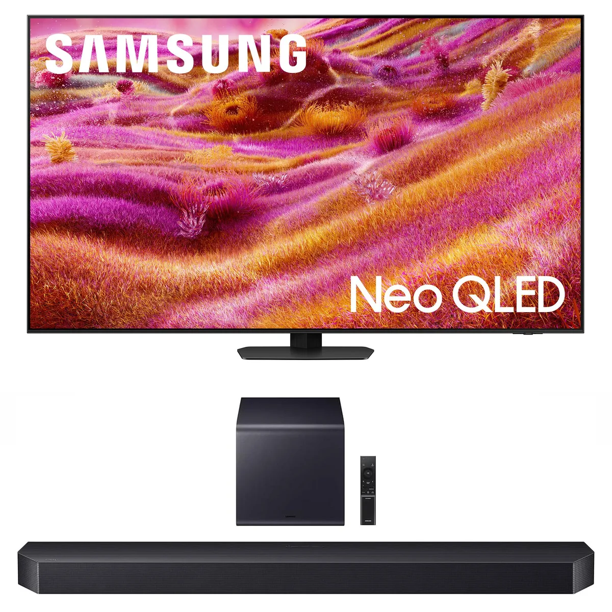 SAMSUNG SAMSUNG QN75QN90FAFXZA 75" Neo QLED 4K TV + HW-Q900F 7.1.2 Soundbar — product photo