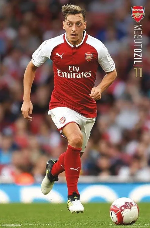 Arsenal Mesut Ozil poster print 22 x 34 inches on heavy paper