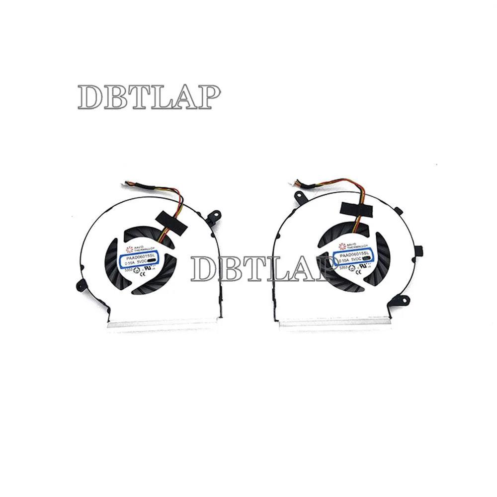 DBTLAP DBTLAP Laptop Cooling Fan PAAD06015SL for MSI GE72 GE62 PE60 PE70 GL62 GL72 — product photo