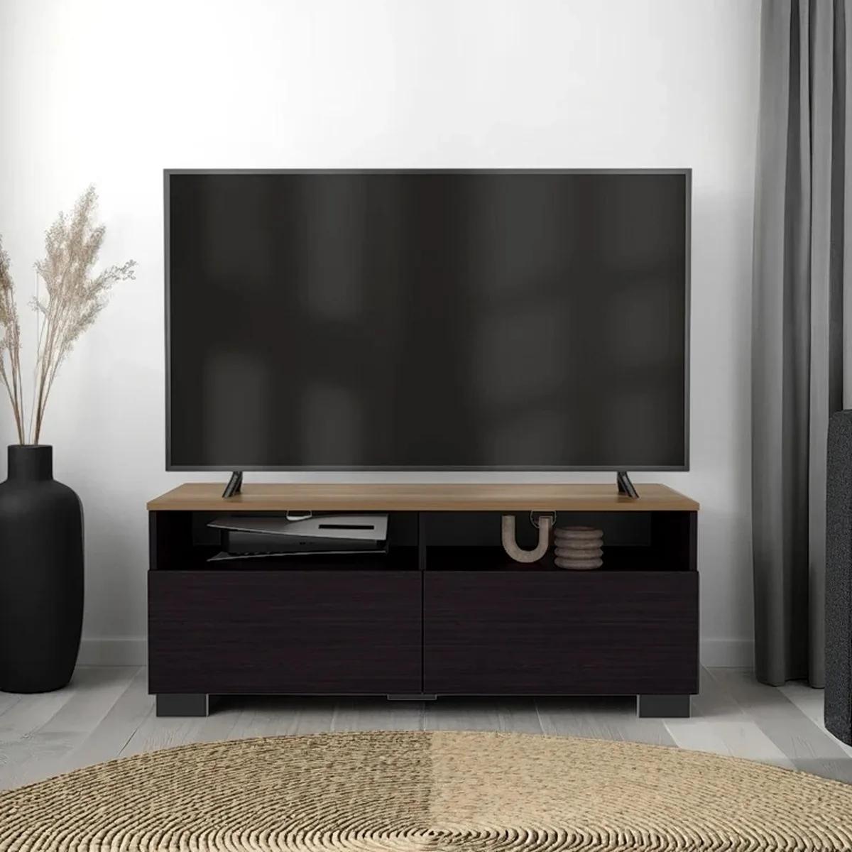 tuphen tuphen Colman TV Stand 44.5" W BlackParticle Board — product photo