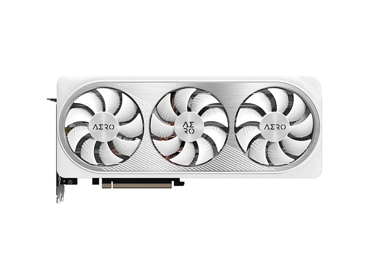 GIGABYTE GIGABYTE GV-N407TAERO OCV2-12GD GeForce RTX 4070 Ti graphics card — product photo
