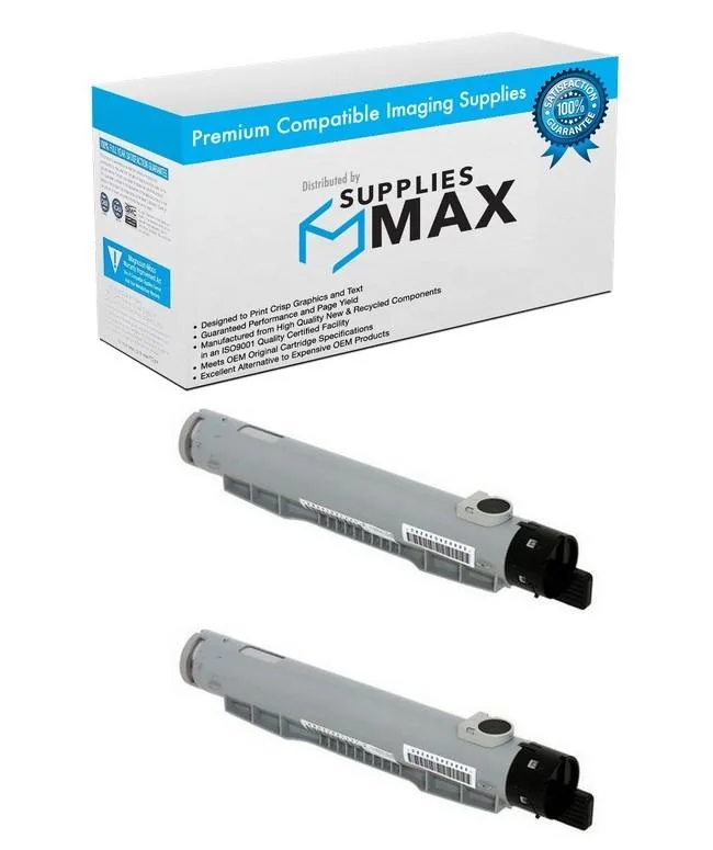 SuppliesMax SuppliesMax Compatible Dell 5100CN Black Toner 2-Pack 9000 Pages — product photo