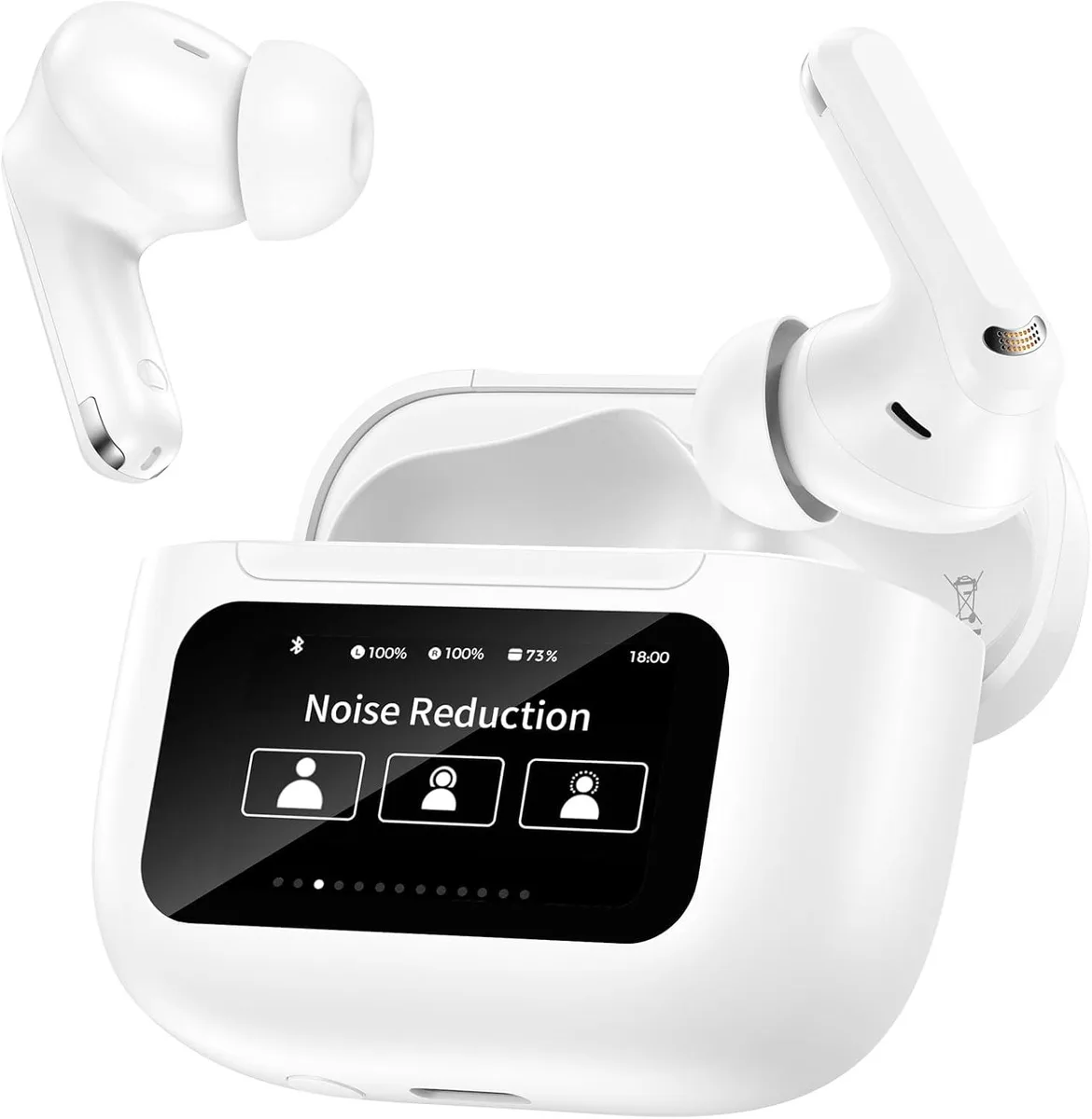 MAONO MAONO Wireless Earbuds with Touch Screen Case — product photo