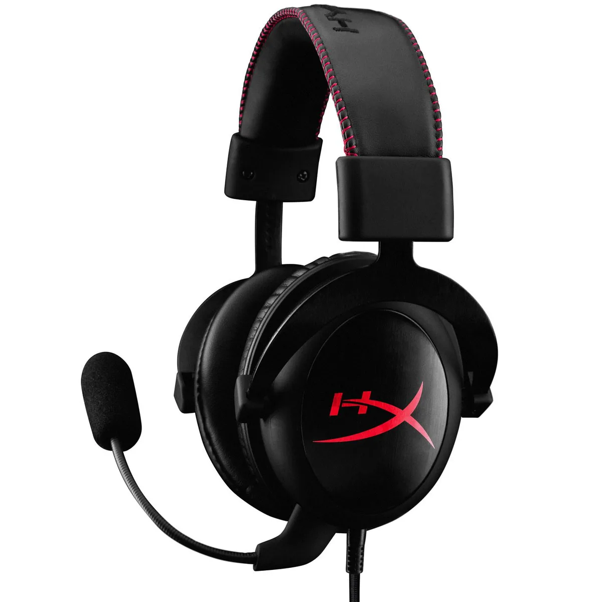 aibileec aibileec HyperX Cloud Stereo Gaming Headset Red Black 53mm Drivers 15-25k Hz — product photo