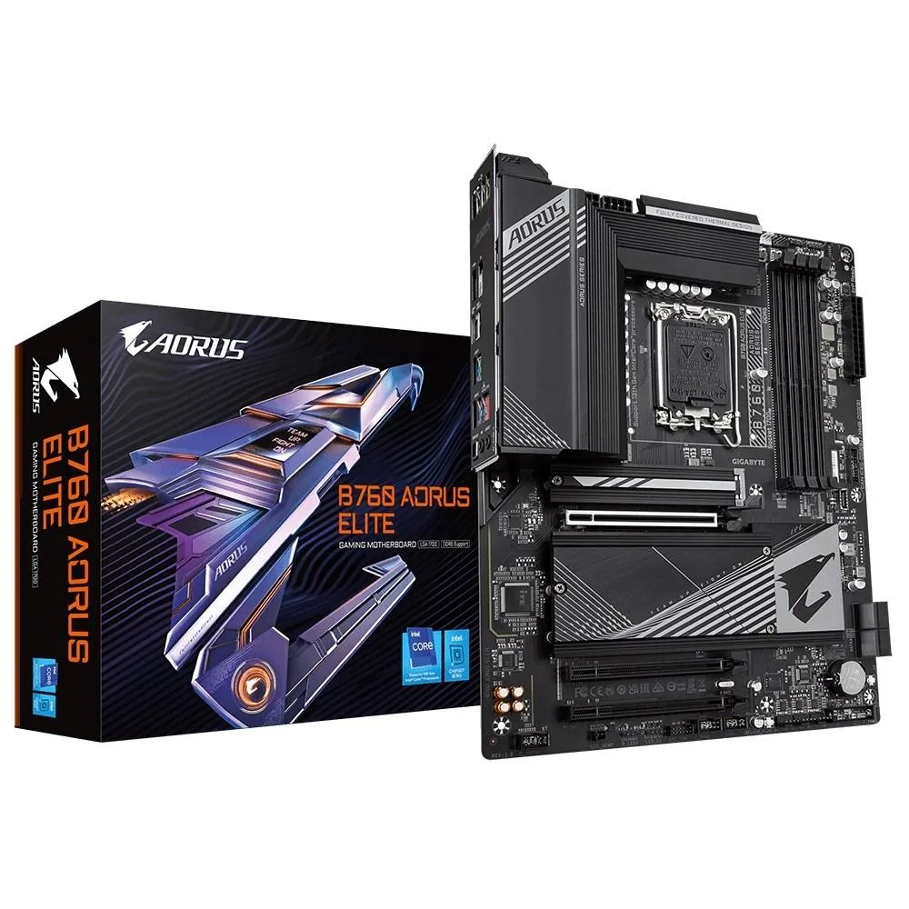 GIGABYTE GIGABYTE B760 AORUS ELITE Intel motherboard LGA1700 ATX — product photo