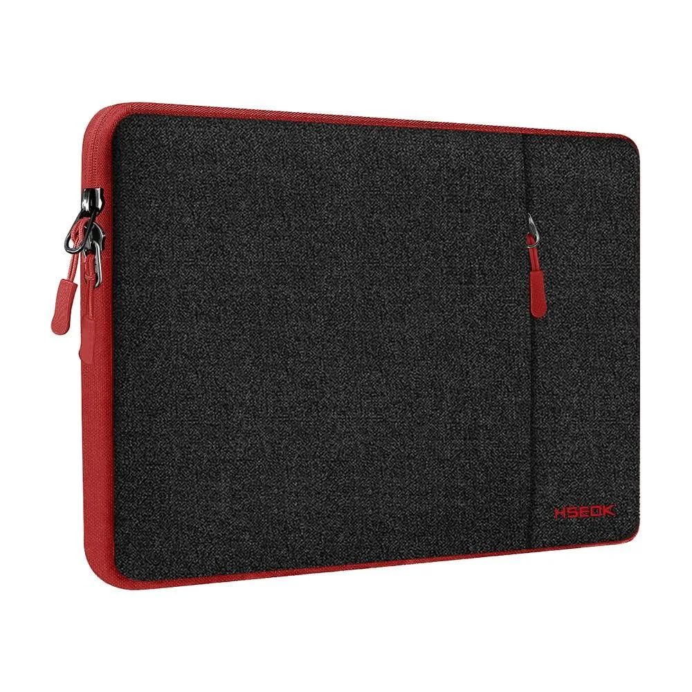  Hseok Laptop Case 13.3 14 inch Black-red — product photo