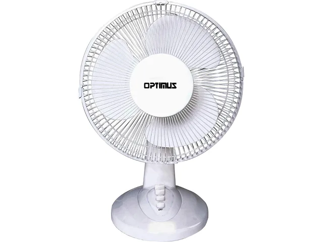 Optimus Enterprise Inc Optimus Enterprise Inc F-1230 12" Oscillating Table Fan White — product photo