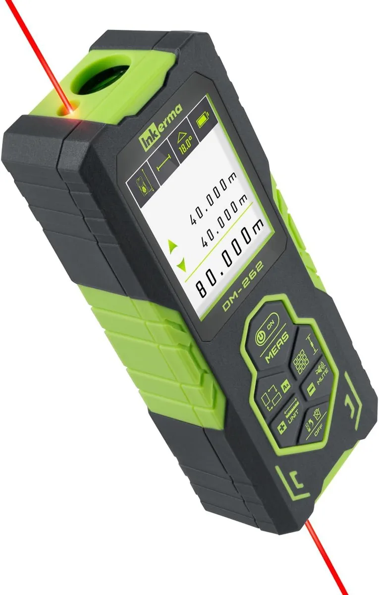 WUQ WUQ Bilateral Laser Distance Meter DM-262 80m measurement tool — product photo