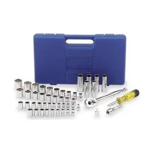 Westward Westward 4YP76 51 Pc Socket Set 1/4 3/8 Dr — product photo
