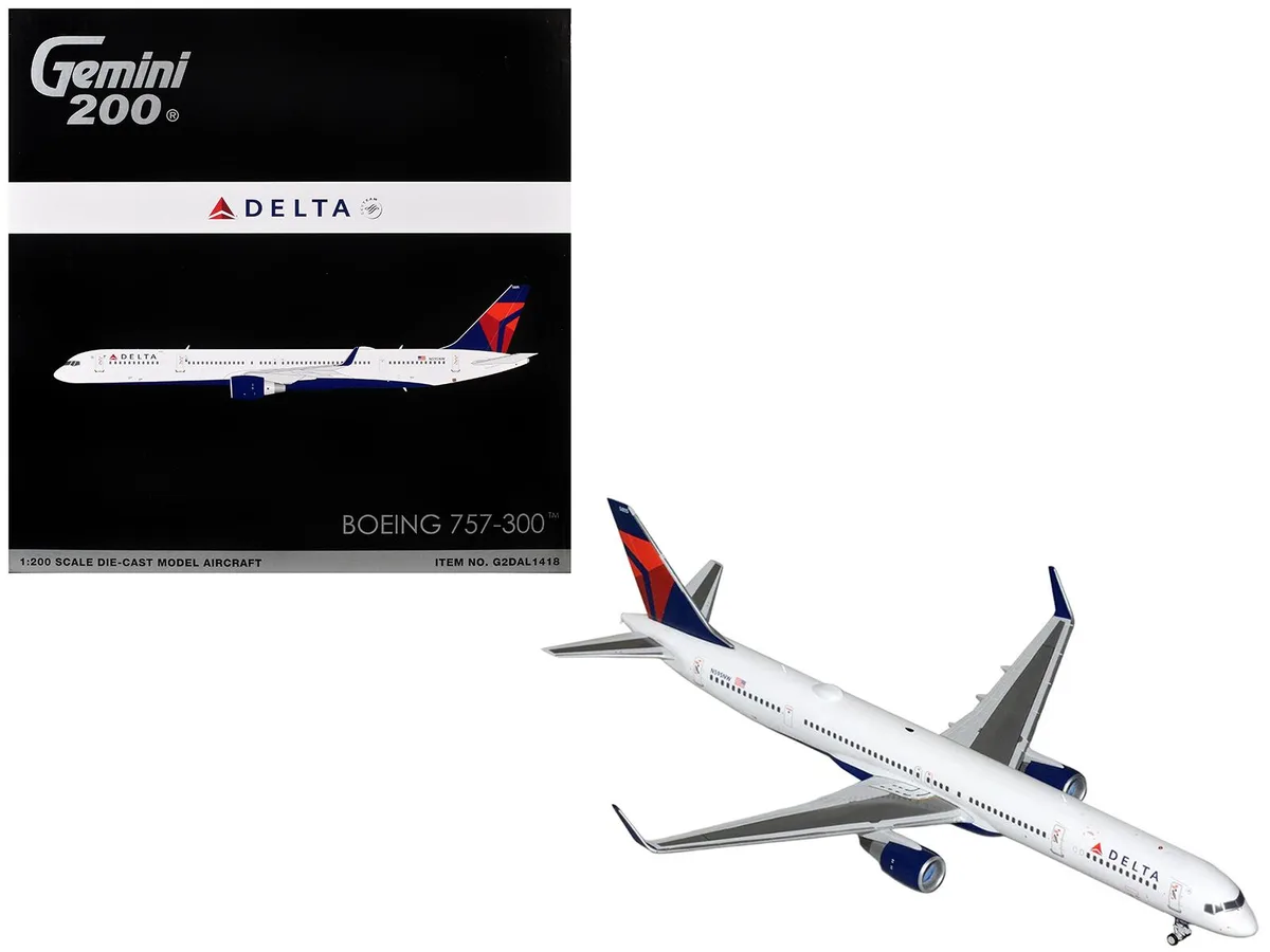 GeminiJets GeminiJets Boeing 757-300 Delta Air Lines N595NW 1/200 Diecast hobby collectible — product photo